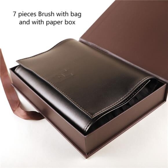 7pcs/set Hourglass Makeup brushes Powder Foundation Blush Eyeshadow - Picture 7 of 7